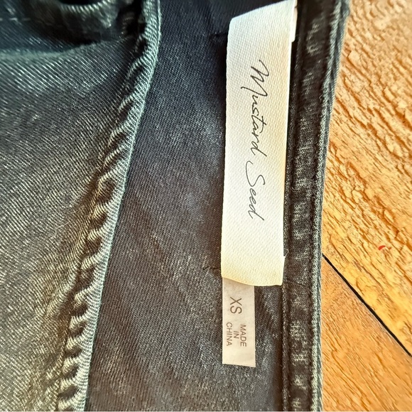 Mustard Seed Black Denim Dress - Picture 4 of 6